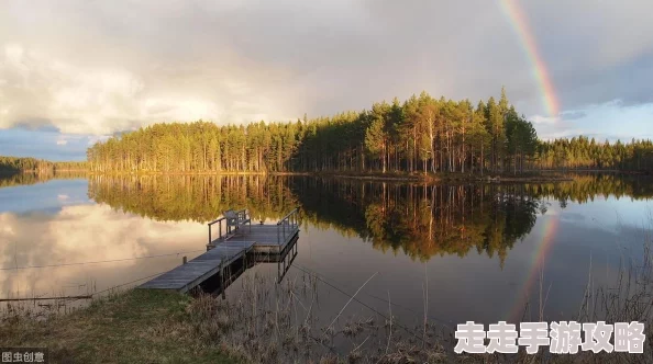 我的世界移动版：两水夹明镜，双桥落彩虹——简单木桥教程详解