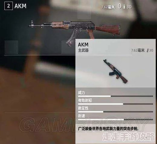 暗区突围AKM全面解析：性能评测与面板数据详解